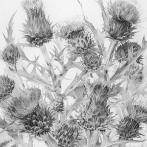 Purple Thistles
